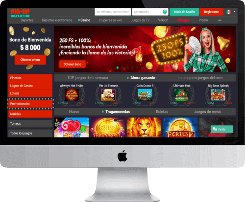sitio oficial PinUp casino en Mexico